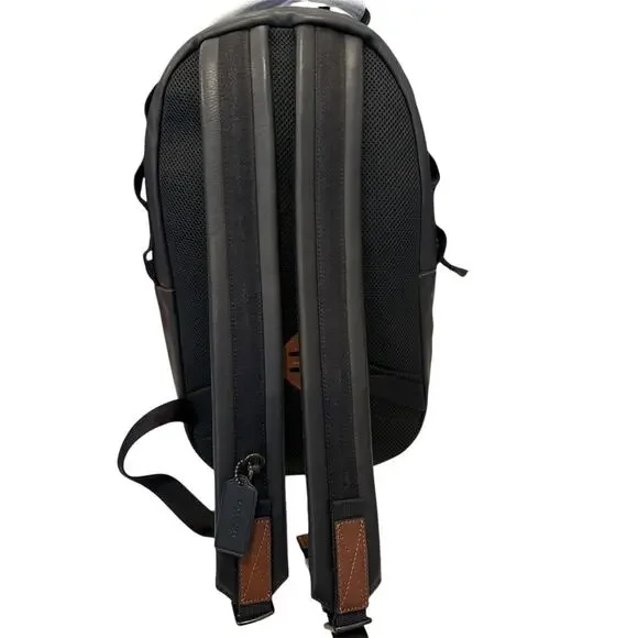 Coach Rucksack Bag Backpack Mens Leather Genuine Black 78830 Pacer New with tags